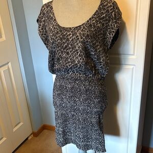 JOIE Designer Dress 100% Silk Wedding Evening Fancy NEW Size Large L